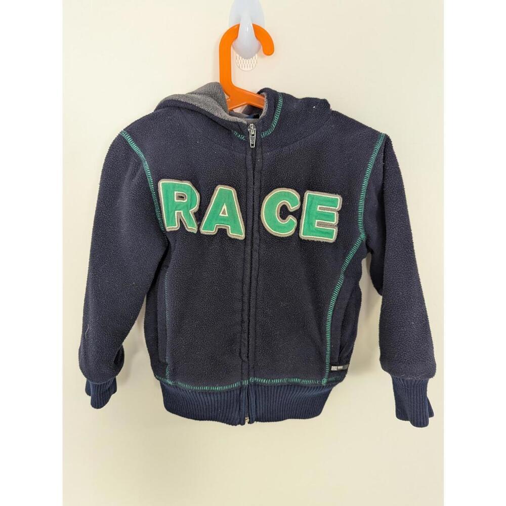 Wasabi Kid's Thick Sherpa Hoodie Size 3 Years Fleece Back to School Winter Fall